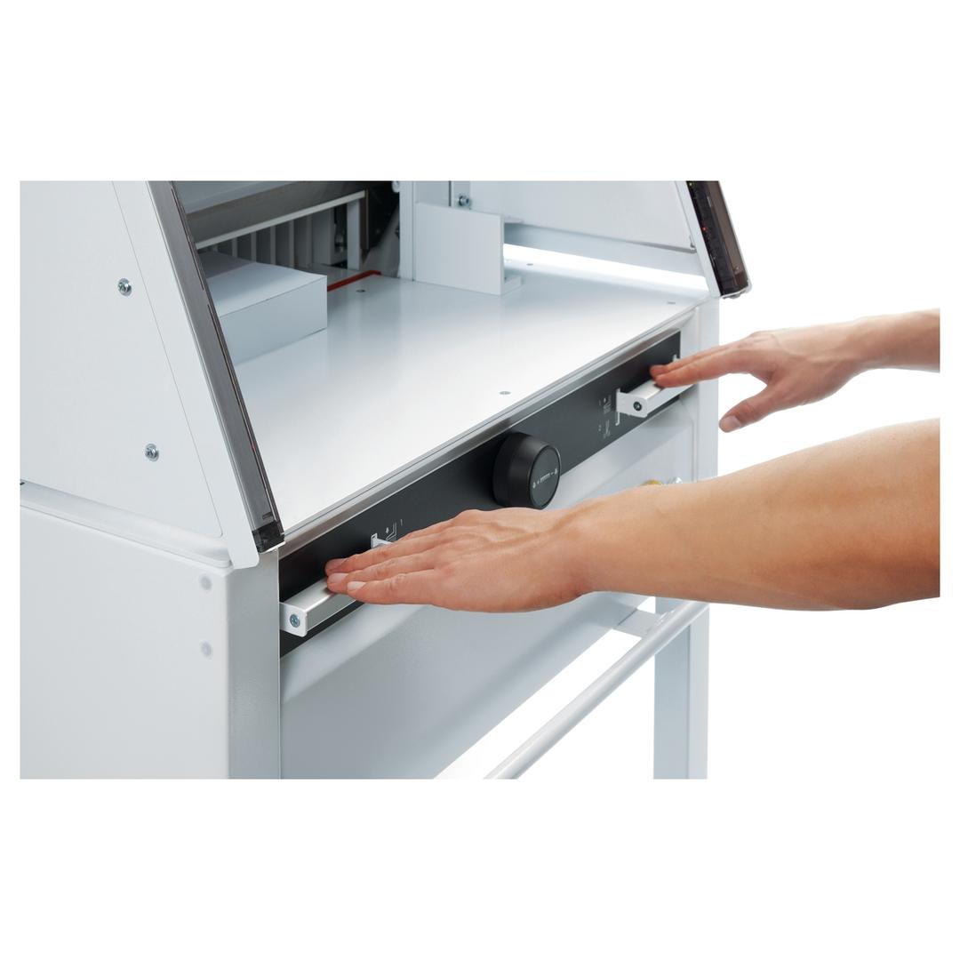 Massicot électrique programmable A3+ 4860 IDEAL — Commande bi-manuelle temporisée