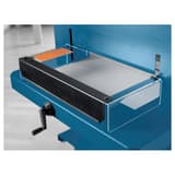 Massicot manuel professionnel A3 846 avec pieds support DAHLE — Détails protection plexiglas