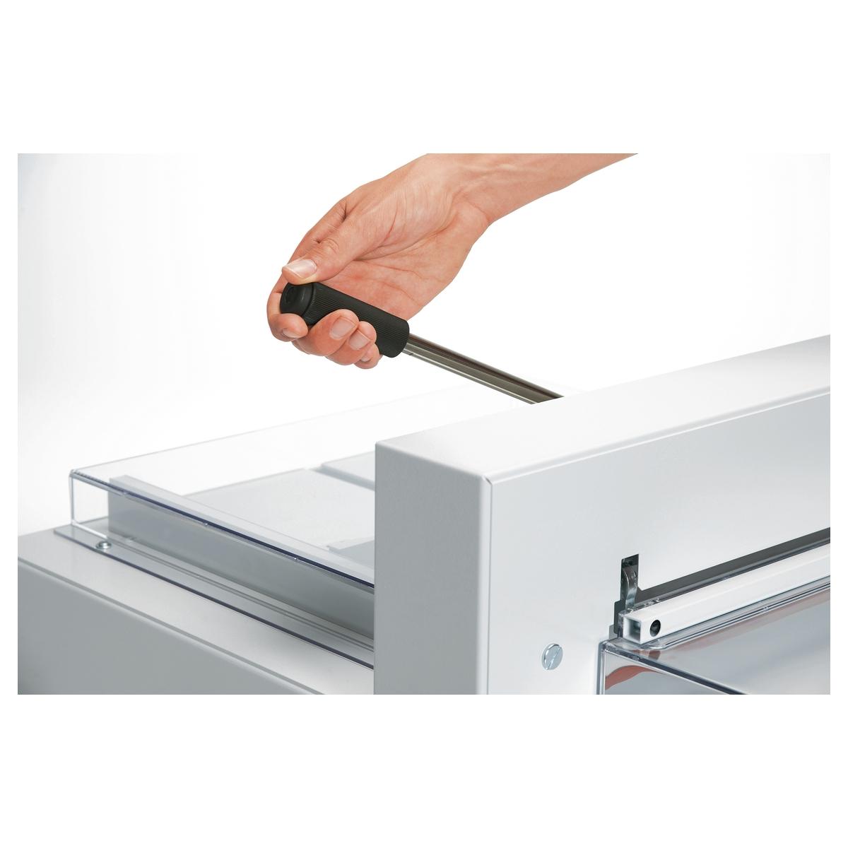 Massicot électrique A3 4315 sur meuble IDEAL — Dispositif de pression manuelle