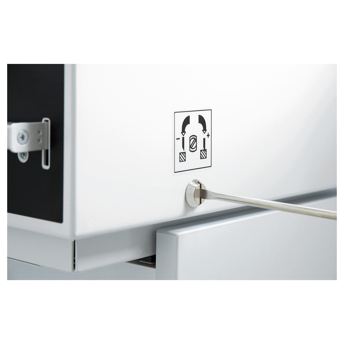 Massicot électrique A3 4350 sur meuble IDEAL — Réglage de la profondeur de la lame