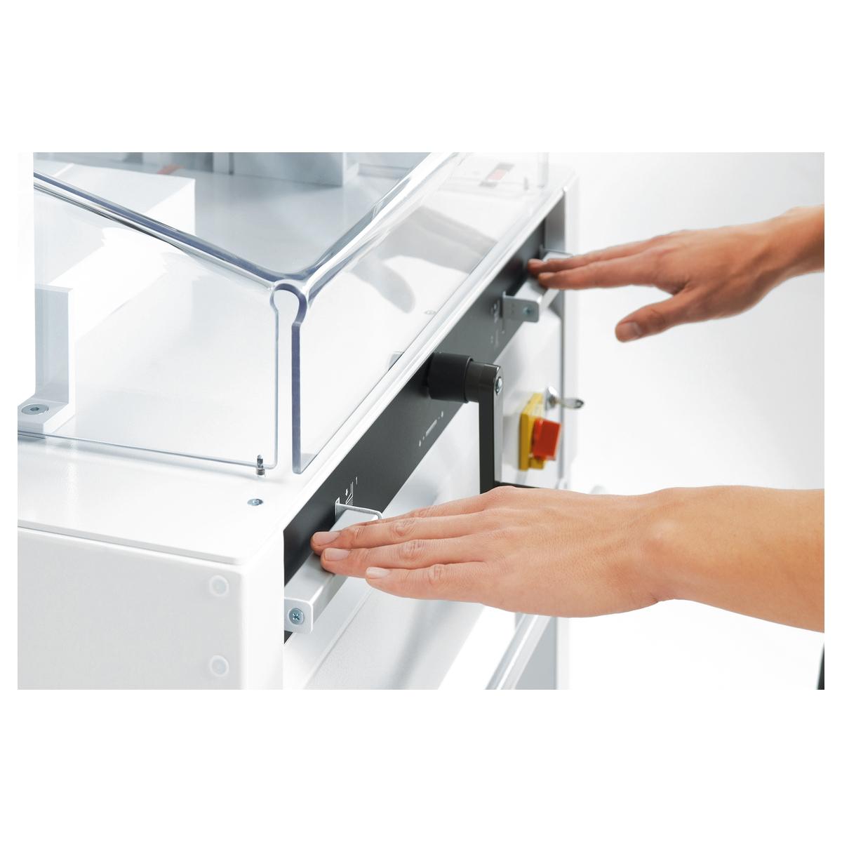 Massicot électrique A3+ 4850 IDEAL — Commande bi-manuelle temporisée