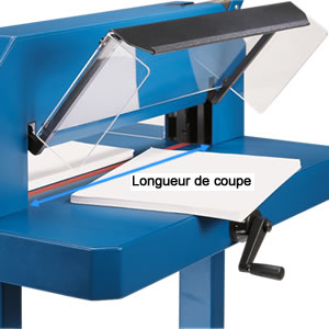 Massicot manuel DAHLE 846 avec sa longueur de coupe pour le format A3